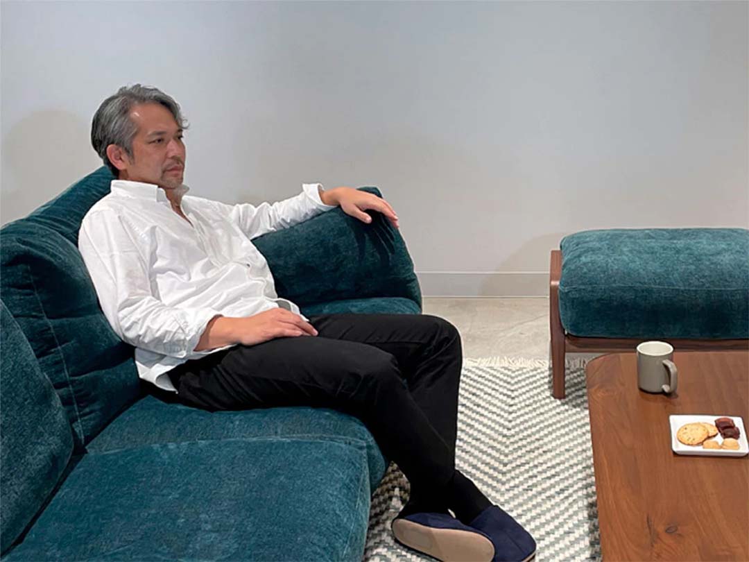 Nagi ワイド2Pソファ（脚カラー：ウォールナット） MC45