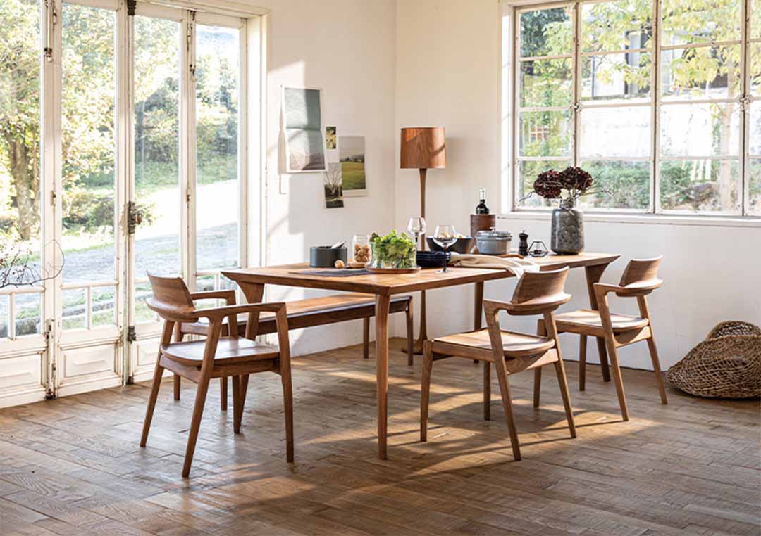 Koti ダイニングテーブル W1800 ウォールナット