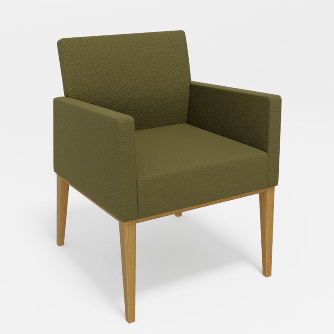 ロッタダイニングチェア肘付(脚カラー:CKOS) ディナミカ9176