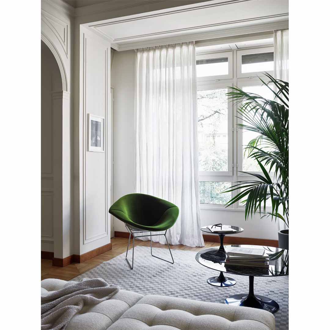 LOUNGE SEATING ダイヤモンドアｰムチェア フルカバｰ（脚カラｰ：ポリッシュクロｰム） トーナス4_240