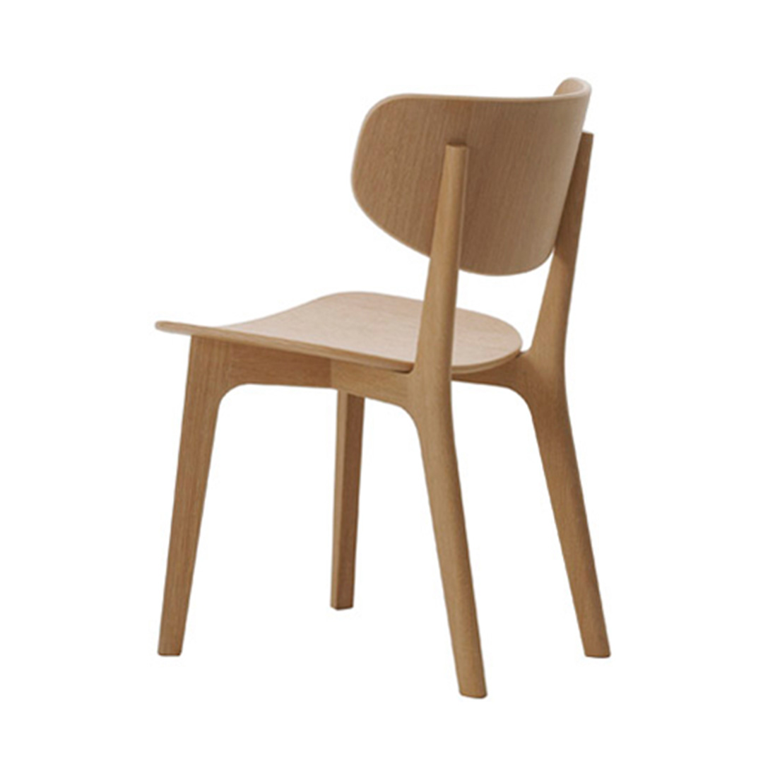 Roundishチェア オーク（板座） C-0ナチュラルクリア