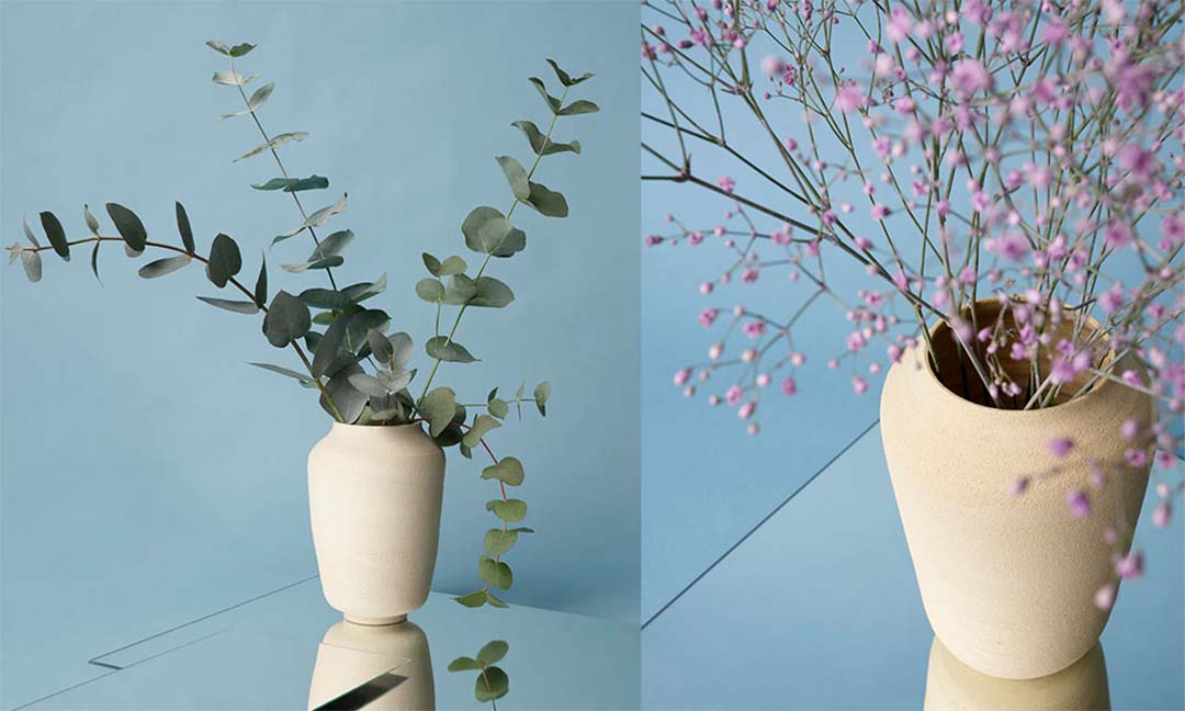 Hand turnd vase No.59/Classic Vanilla