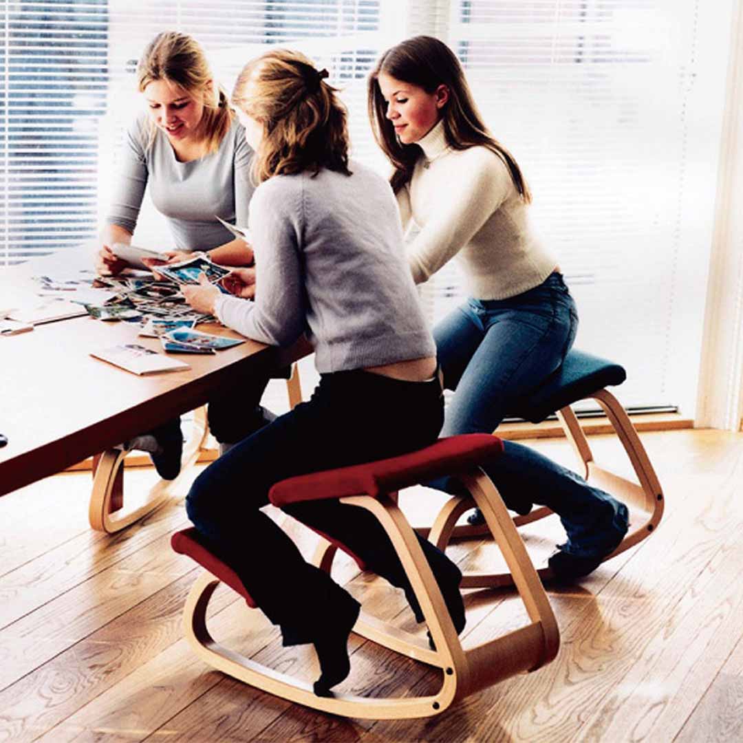 VARIER(バリエール) / VARIABLE（脚カラー：ナチュラル） GREY BLUE