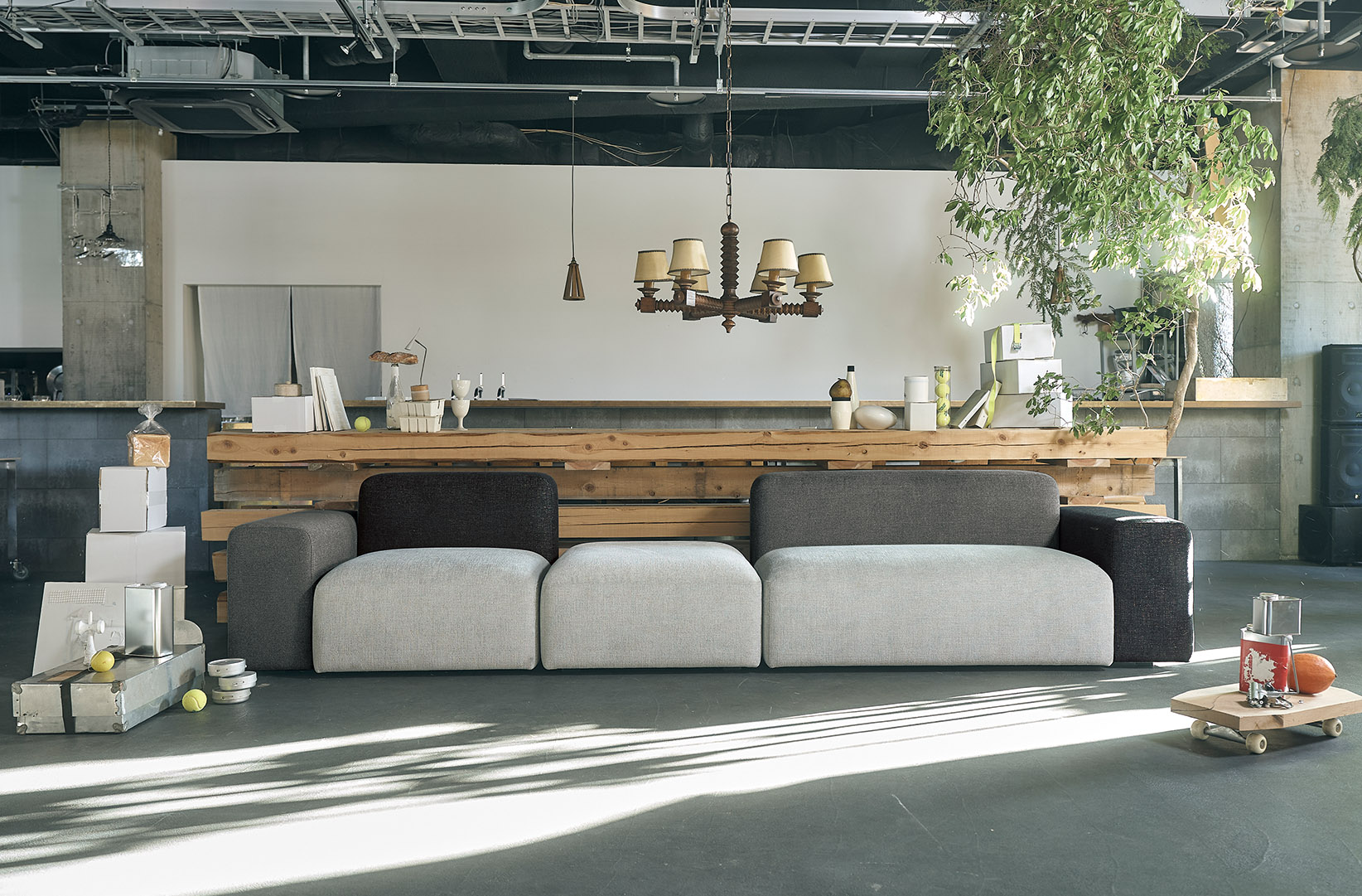 COLON sofa 1seater (STONE) ストーン1