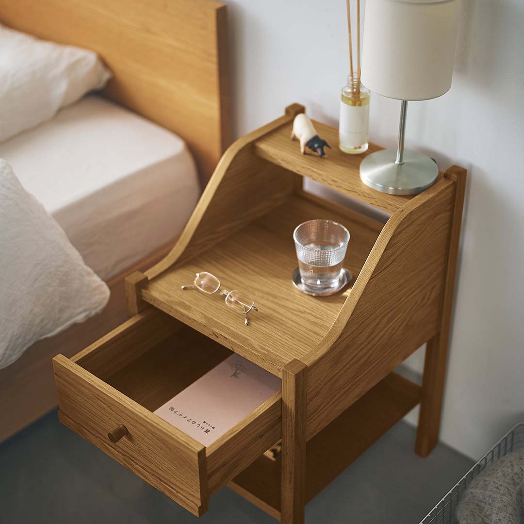 Slope Night Table ナチュラル