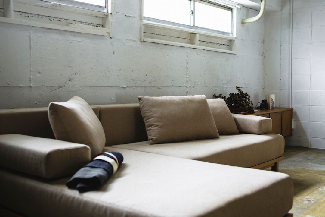 rect.unit sofa wide ベージュ