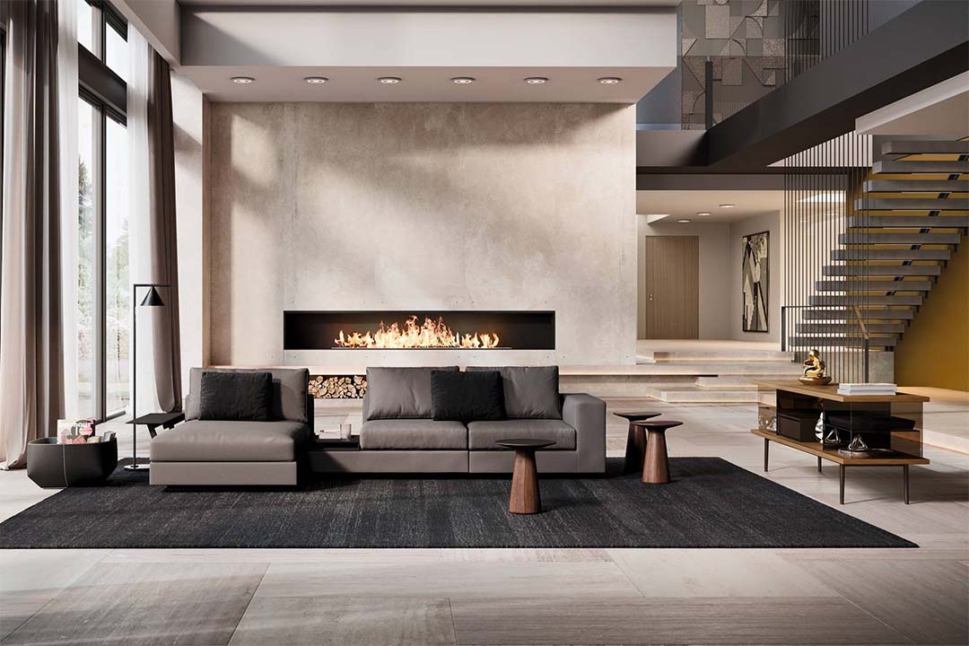 FOSTER 620 テーブル（脚カラー：ナットウッド） マットブラック