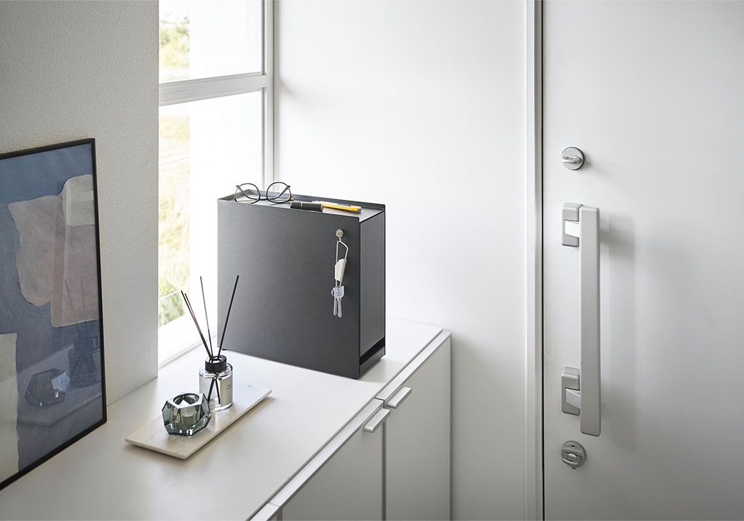 隠せる引き出し収納 タワー ホワイト