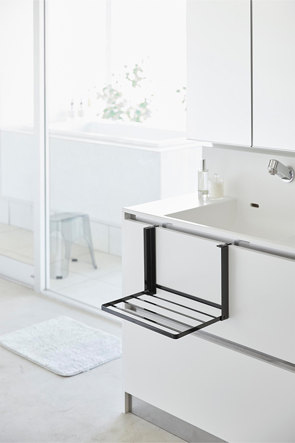 引っ掛け折り畳み棚 タワー ホワイト