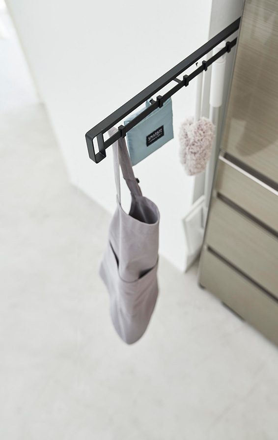 マグネット冷蔵庫横隠せるスライドフック タワー ホワイト