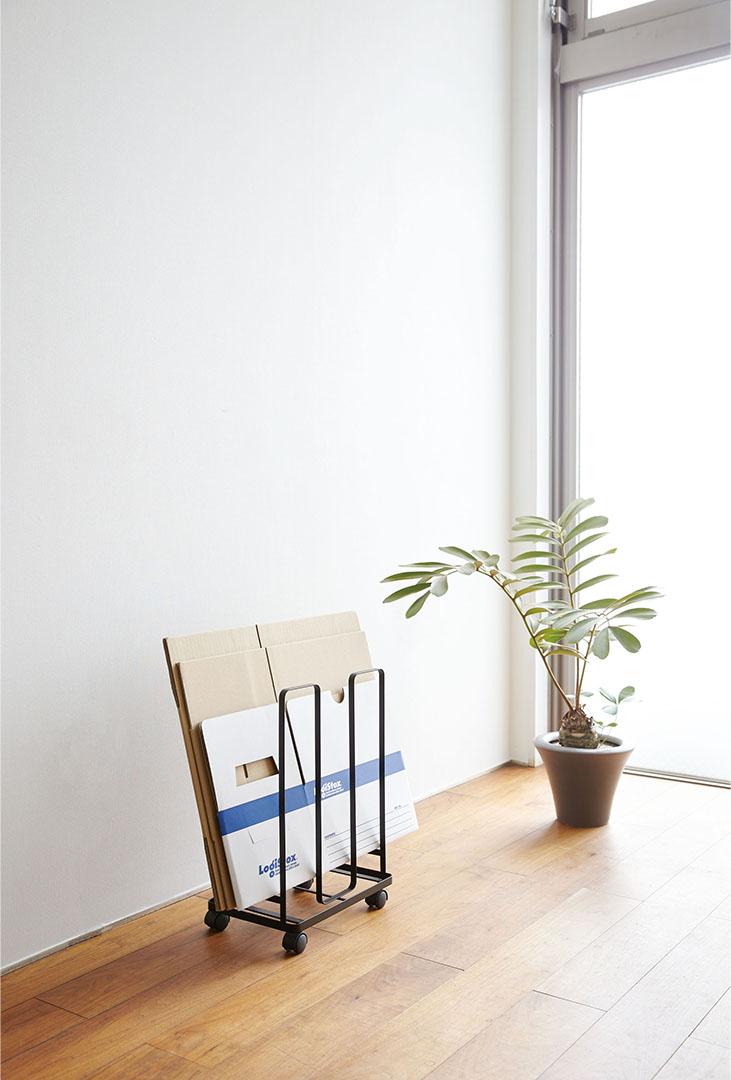 ダンボールストッカー タワー ホワイト