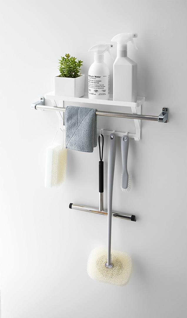 タオル掛け上ラック ミスト ホワイト