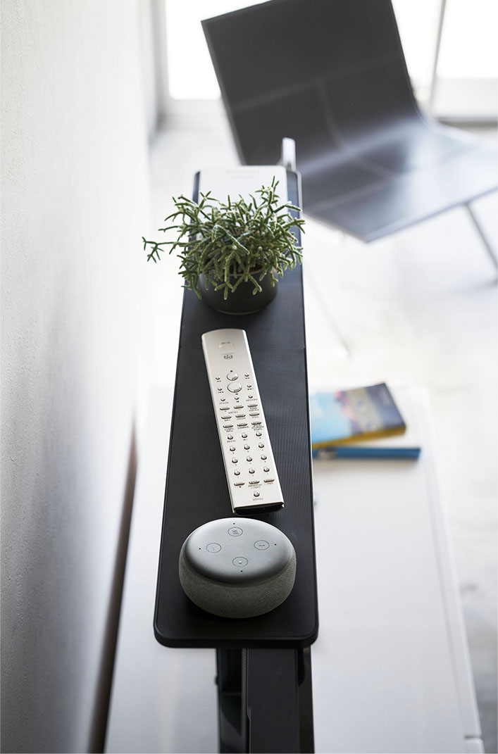 薄型テレビ上ラック スマート ブラック