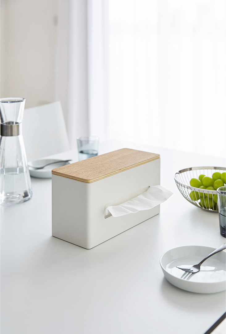 両面ティッシュケース リン ブラウン