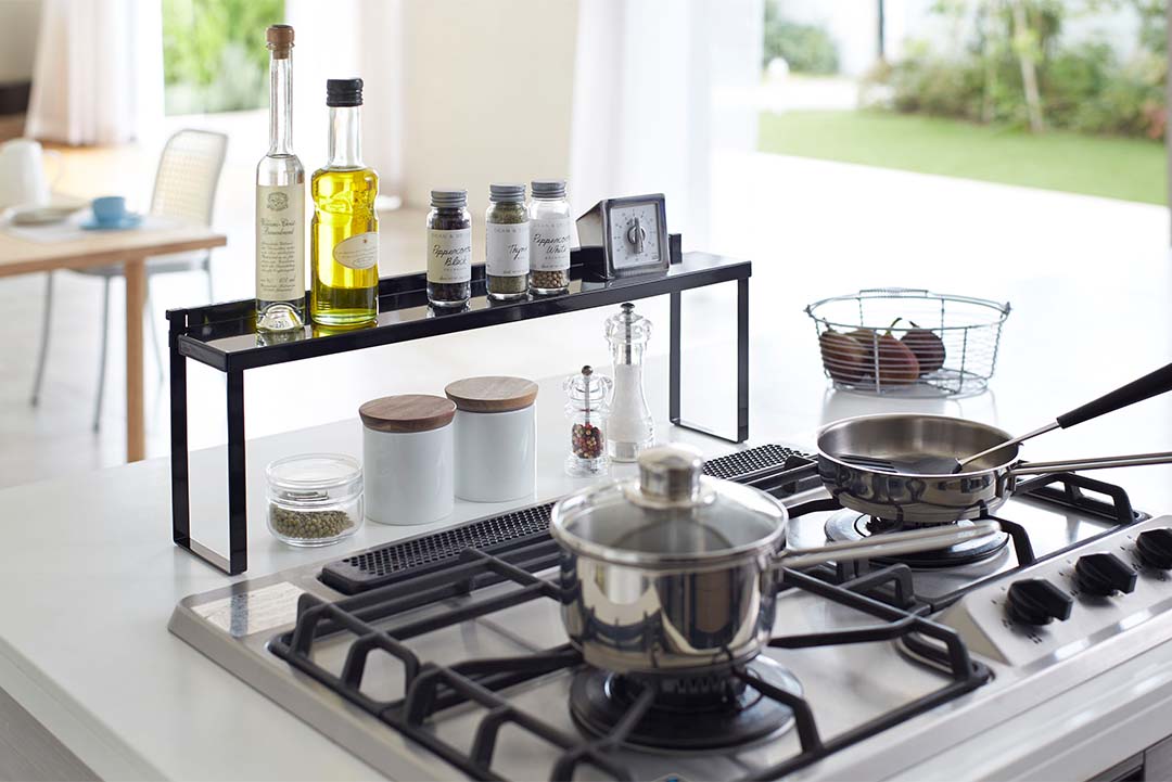 コンロ奥隙間ラック タワー ホワイト