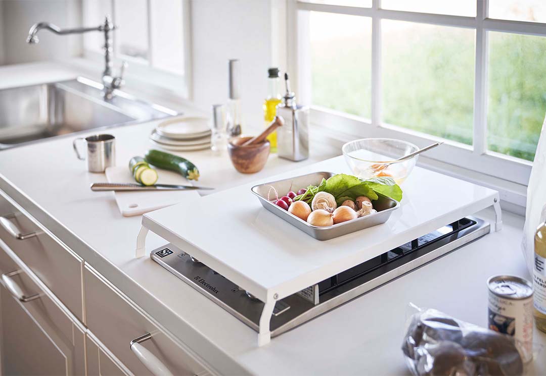 折り畳みガスコンロカバー タワー ワイド ホワイト