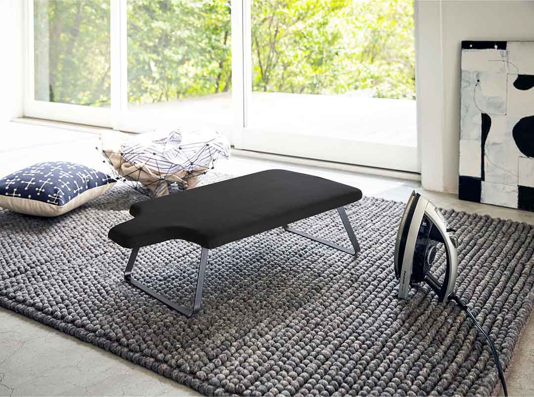 人体型スチールメッシュアイロン台 タワー ホワイト