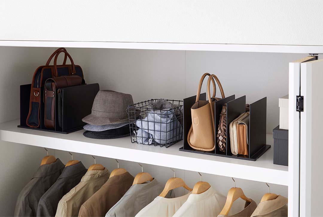 バッグ収納スタンド スマート 2個組 ホワイト