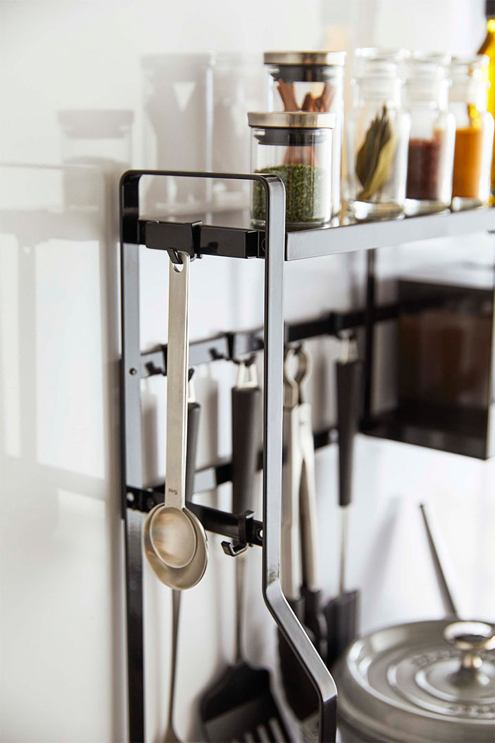 コンロサイドラック タワー ホワイト