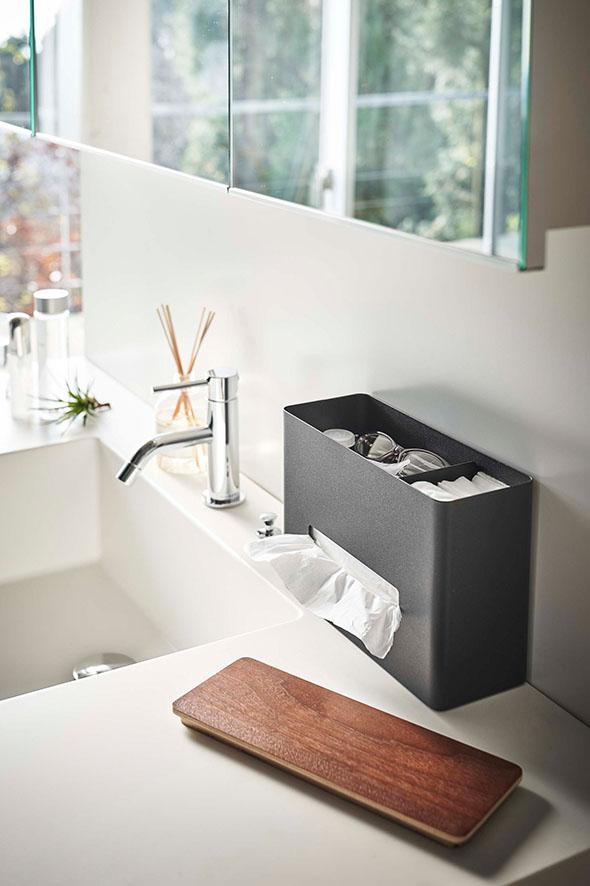 ティッシュ&ウェットシートケース リン ナチュラル