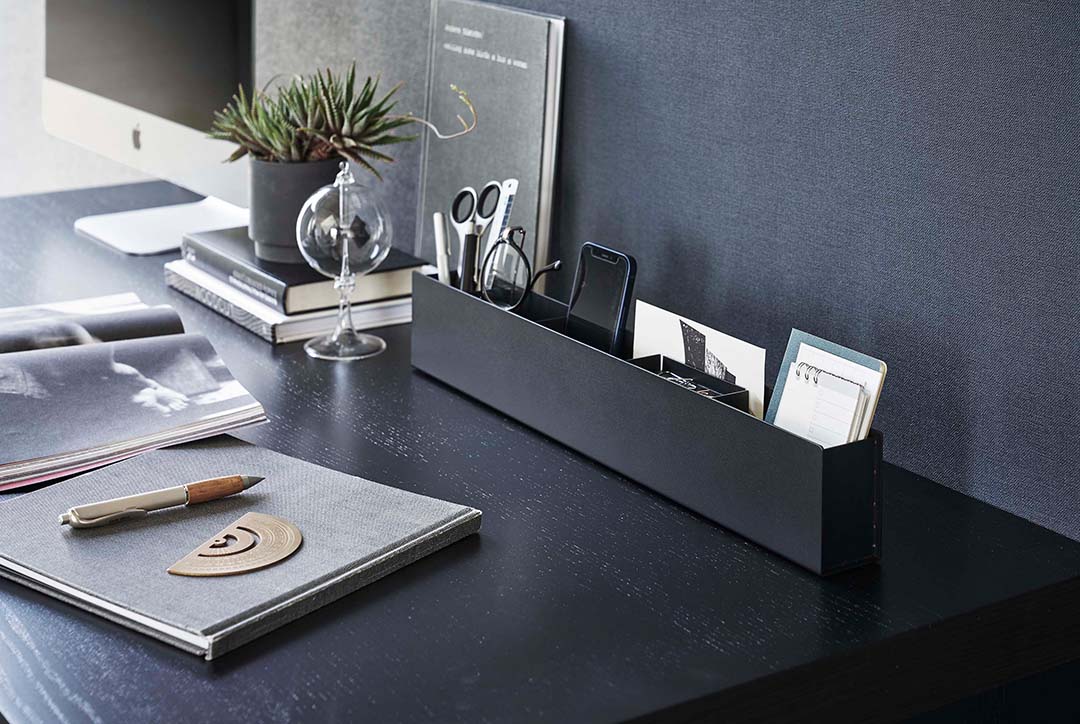 スリムデスクオーガナイザー タワー ホワイト