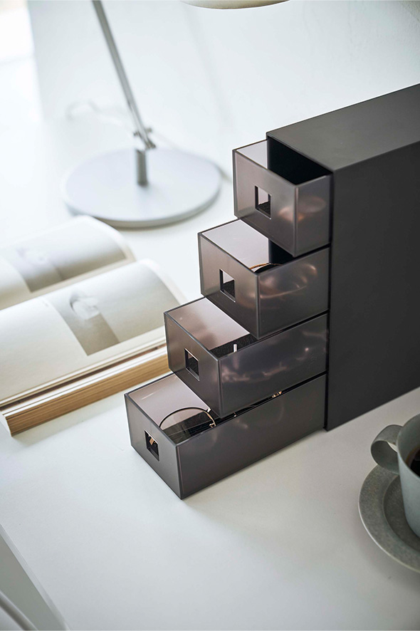 サングラス&小物収納ケース タワー ホワイト