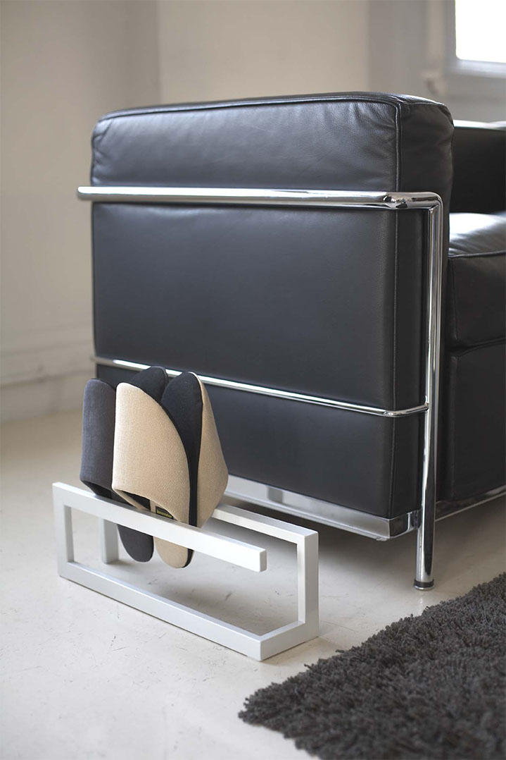 スリッパラック ライン ホワイト