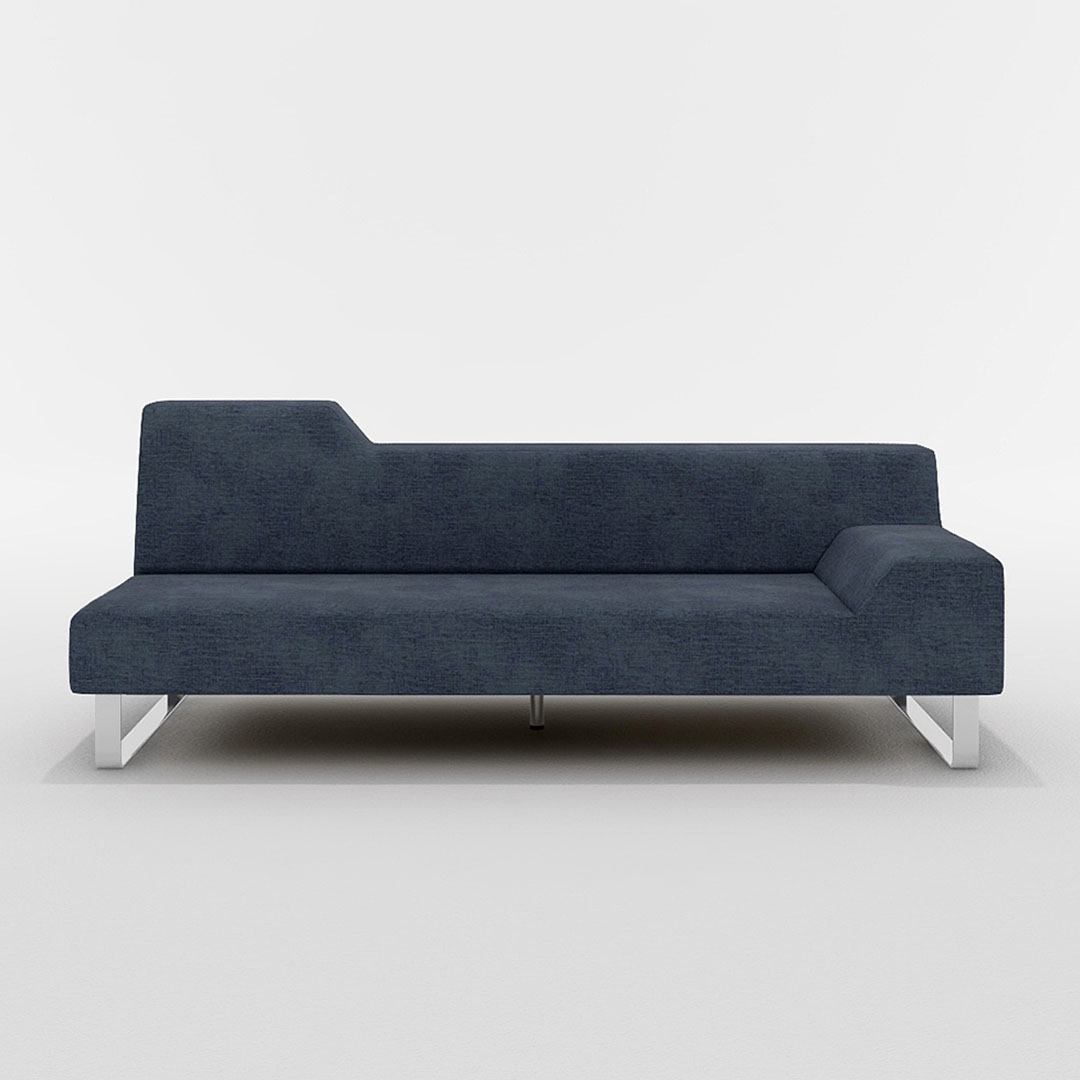 SIESTA 2.5人掛け 左肘付（脚カラー：クロムメッキ） GROUP4-HUサンドベージュ