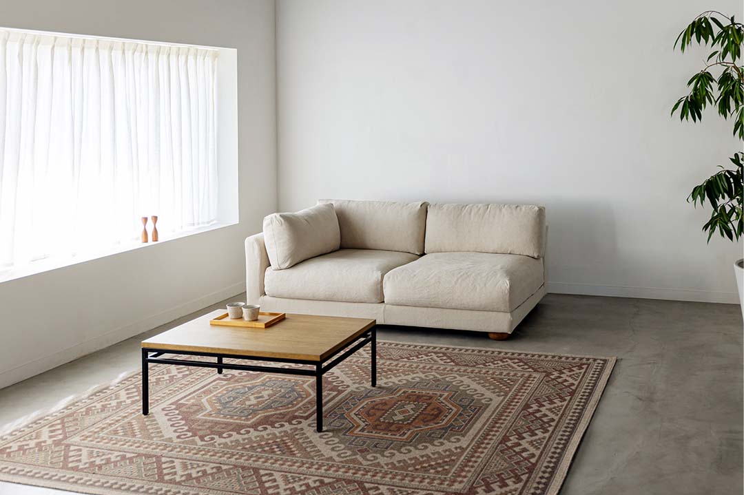 Fluu.unit sofa right arm アイボリー