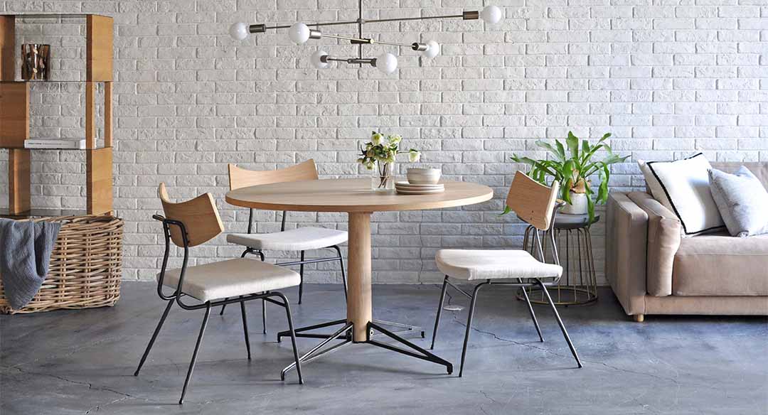 BISTORO ROUND TABLE 110 シアードオーク