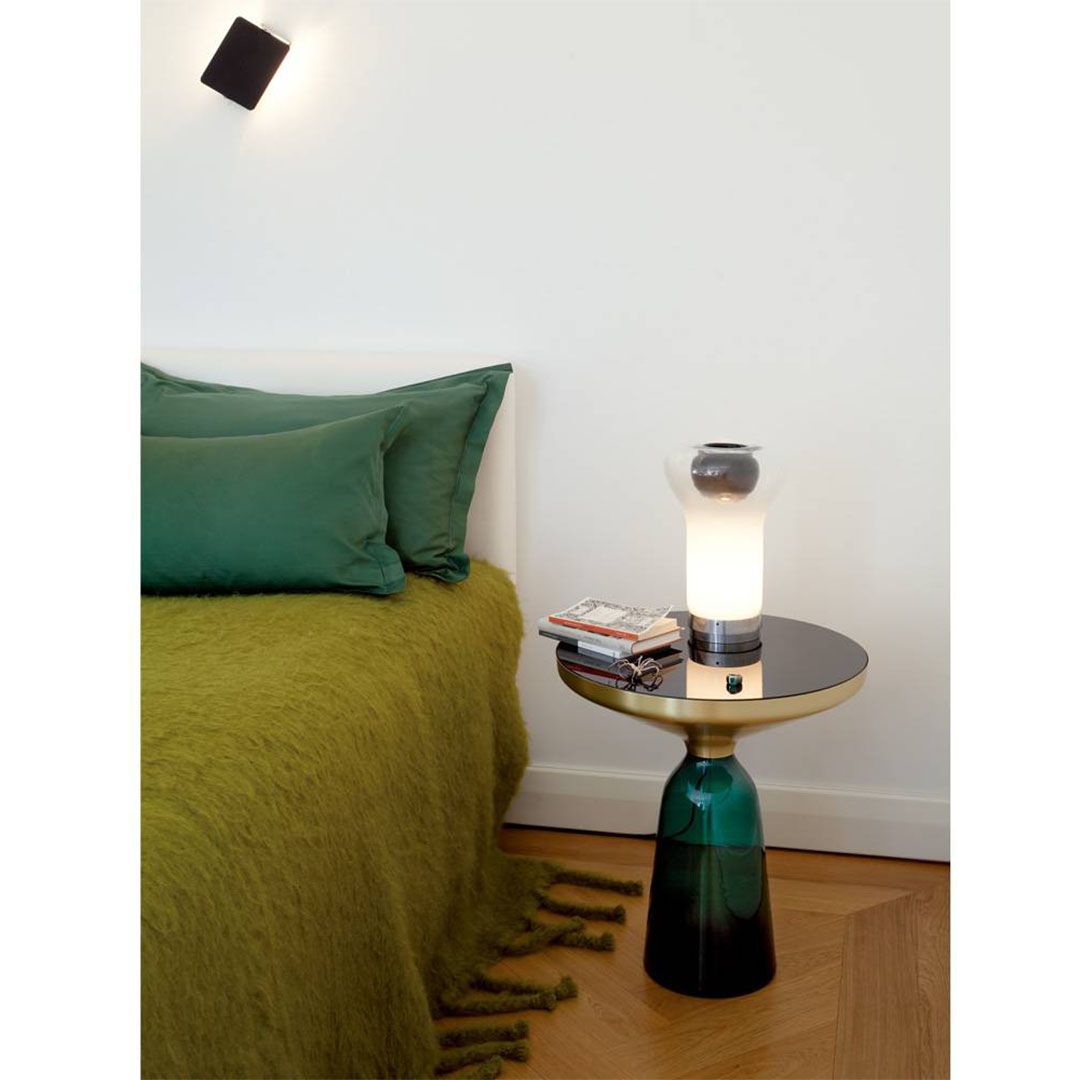 BELL SIDE TABLE(脚カラー:エメラルドグリーン) 真鍮