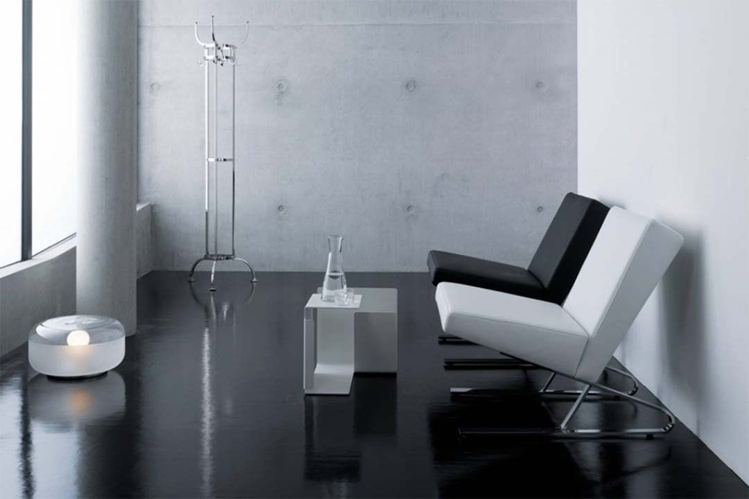 DIANA C SIDE TABLE コーラルレッド