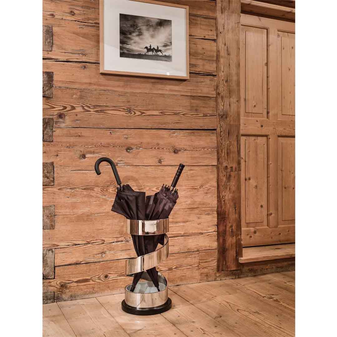 USHA 傘立て クローム