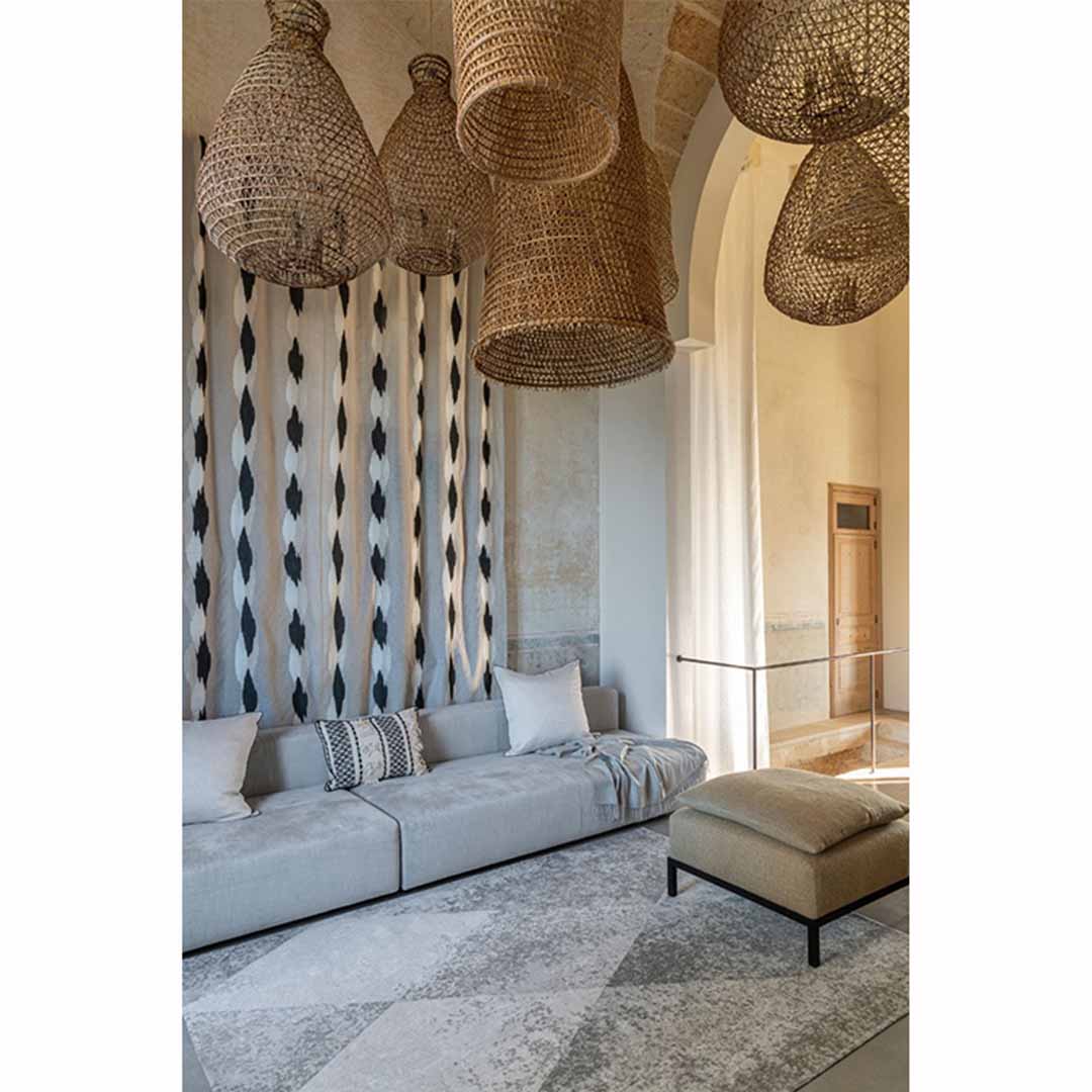 リスボア 170×240cm サファイアブルー