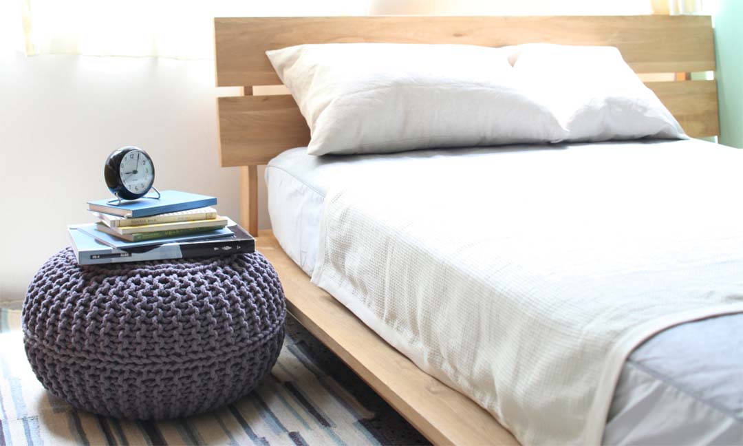 ニットプフ L ナチュラル