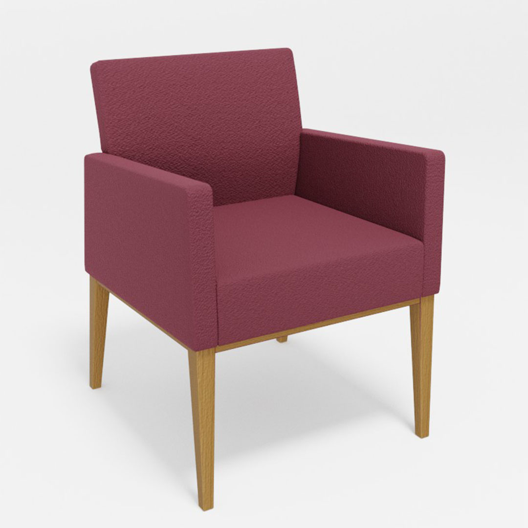 ロッタダイニングチェア肘付(脚カラー:CKOS) ディナミカ9176