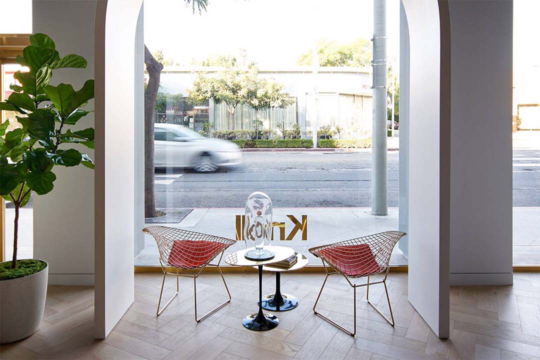 LOUNGE SEATING ダイヤモンドアームチェア(脚カラー:ブラック) トーナス4_100