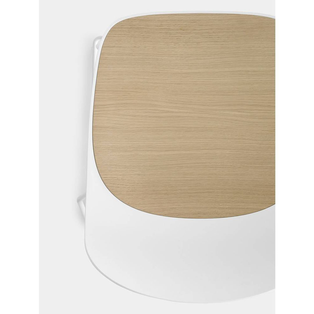 シーラ 4レッグベース（シェル：ホワイト/ベース：ホワイト） ブランチドオーク