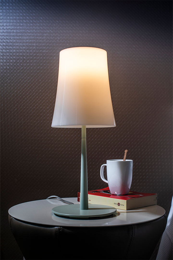 FOSCARINI / Birdie Easy table piccola sand yellow
