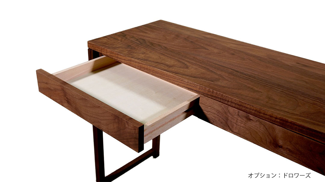 カクタス デスク W100 ウォールナット