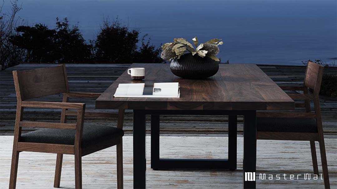 ワイルドウッド シック31 ダイニングテーブル W180 ウォールナット