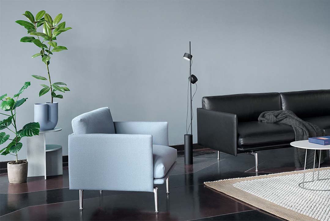 POST FLOOR LAMP ブラック