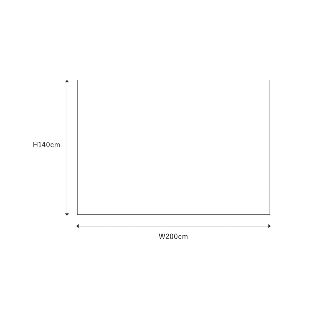 空シリーズ あけぼの 200×140cm レッド