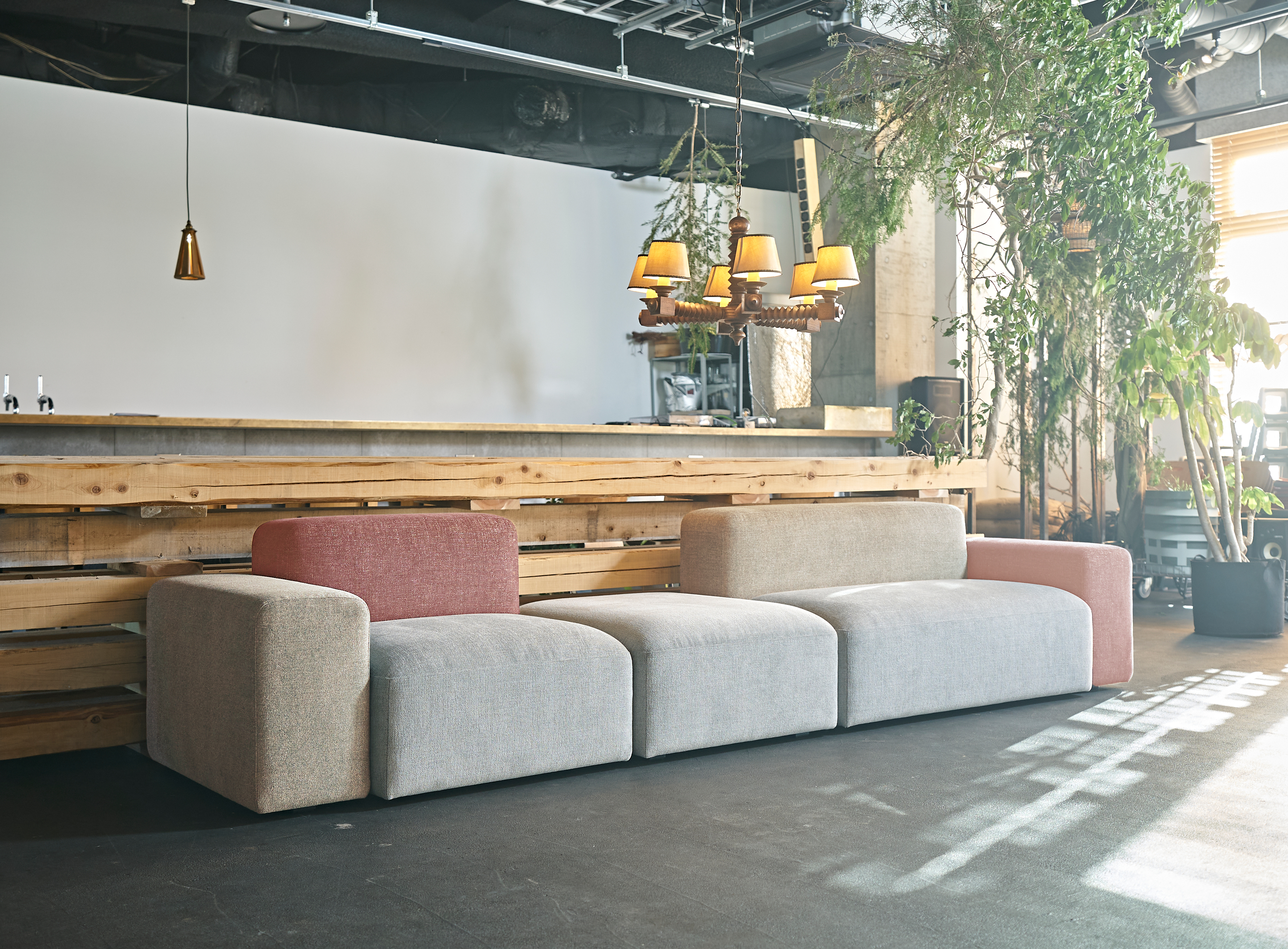 COLON sofa 2seater left arm (STONE) ストーン1