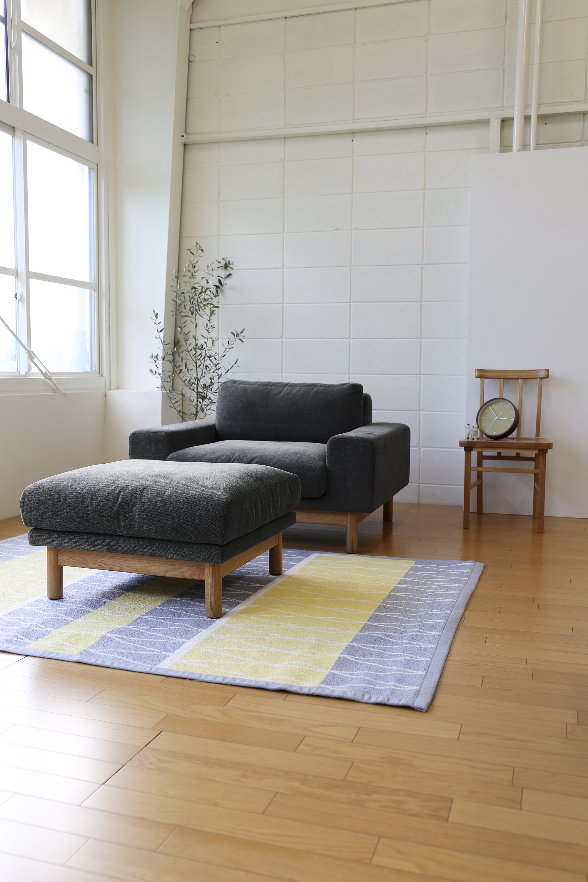 bulge sofa ottoman ベージュ