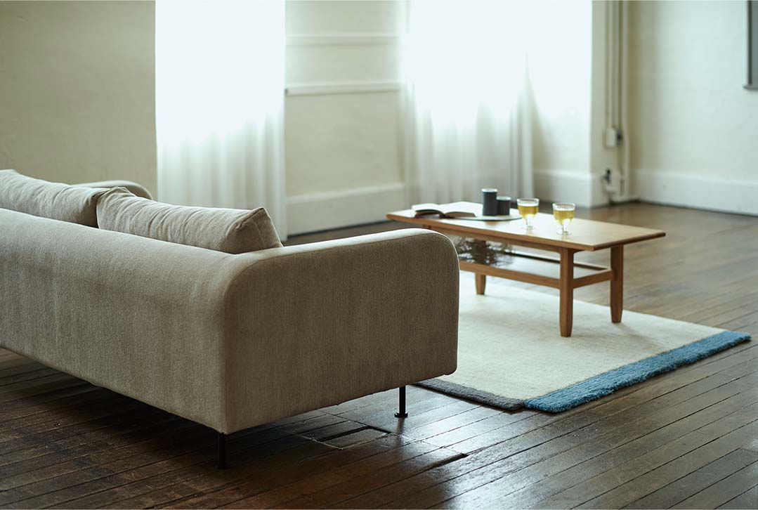mons sofa 2seater ダークグレー