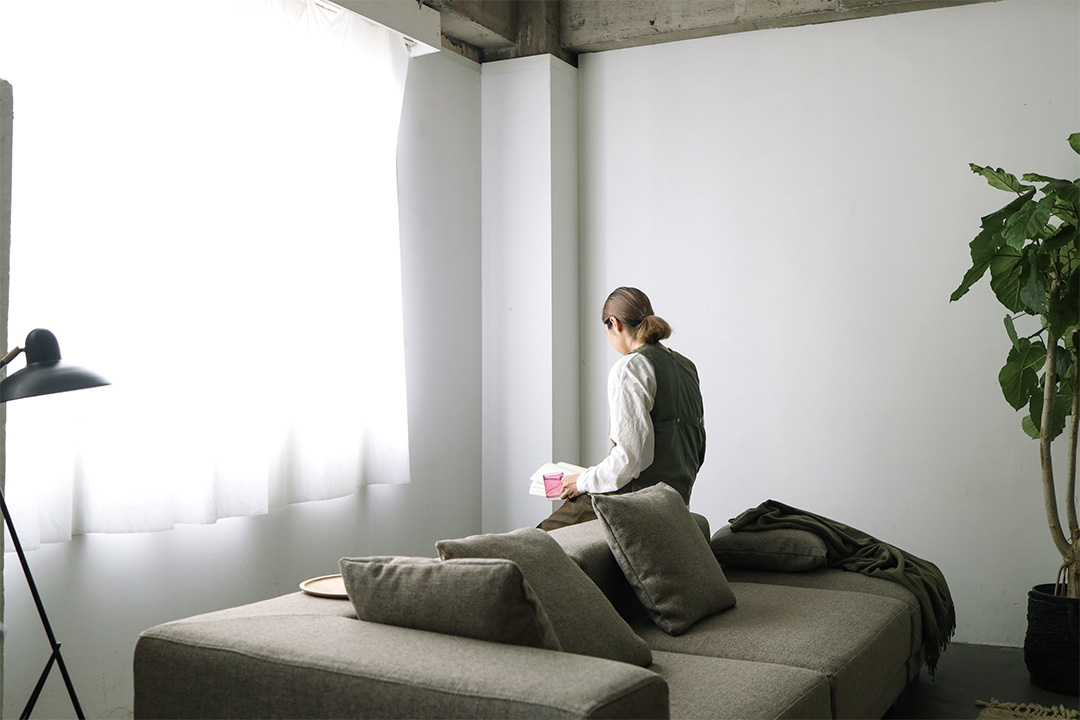 snug.unit sofa right arm ベージュ