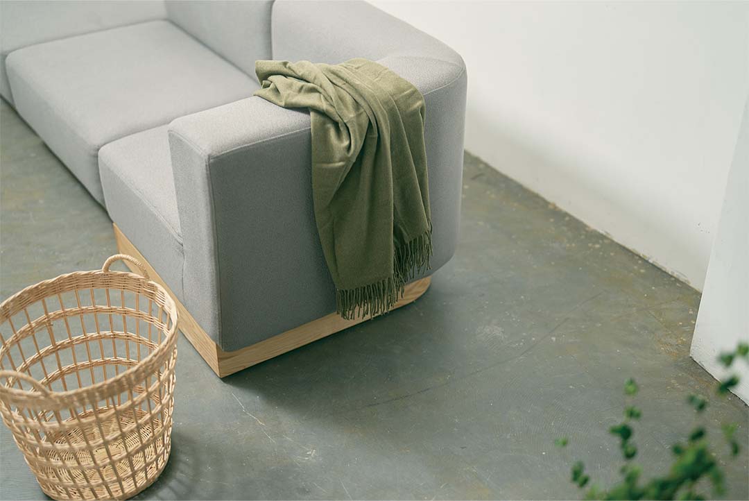 way.unit sofa 1seater ダークブルー