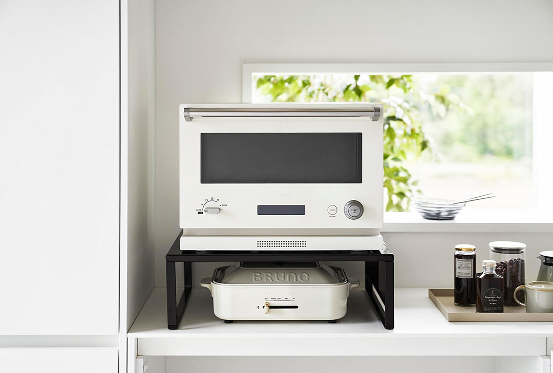 オーブンレンジラック タワー ホワイト