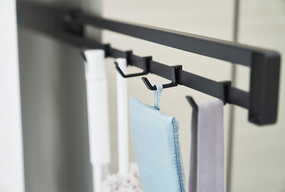 マグネット冷蔵庫横隠せるスライドフック タワー ホワイト